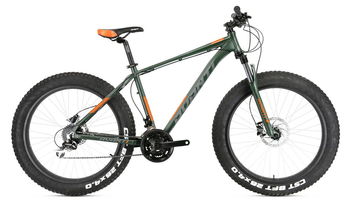 Фотография Велосипед Avanti FAT PRO 26" (2021) размер L, Зелено-оранжевый